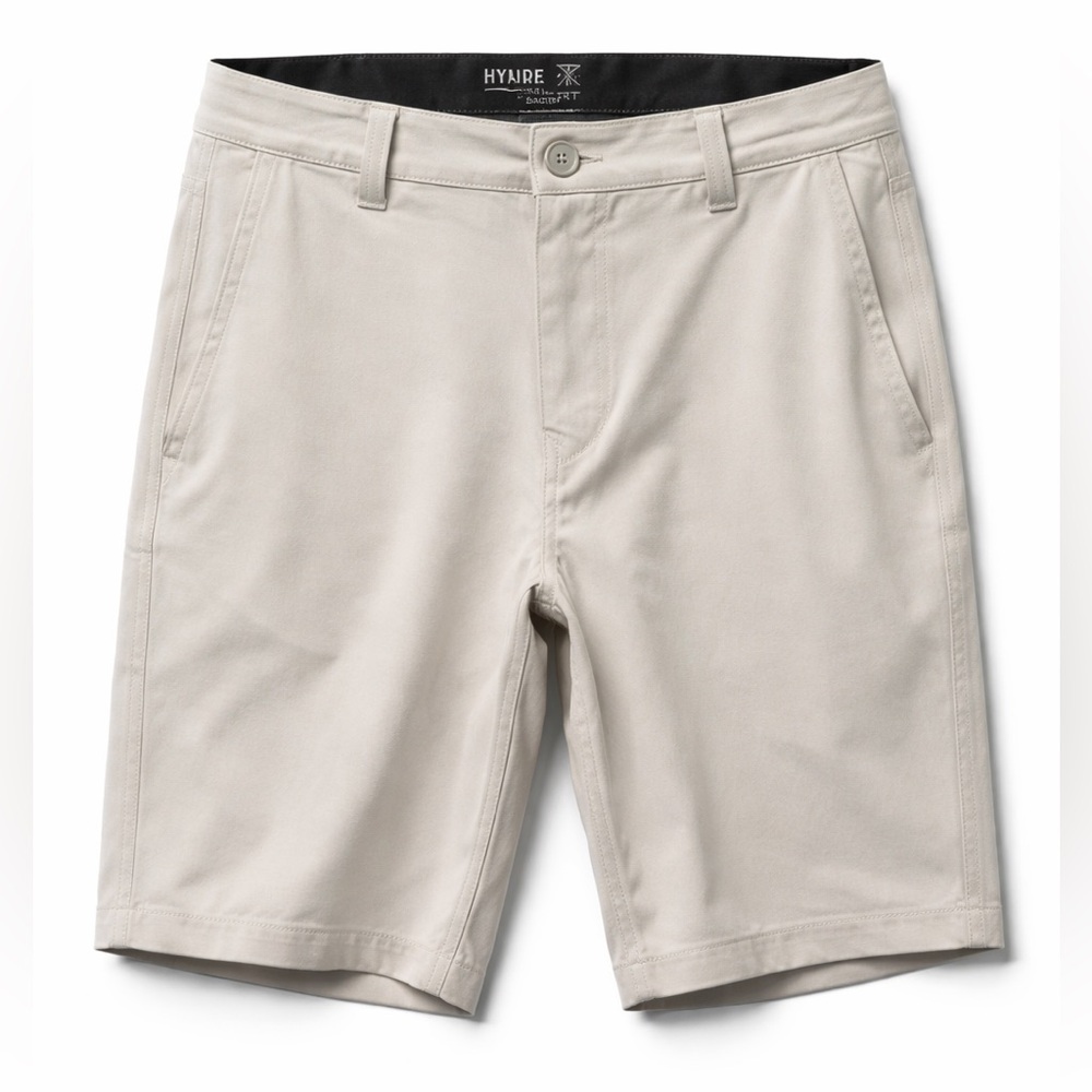 Roark Hytide Hybrid Shorts Men’s 32 Khaki Performance Stretch